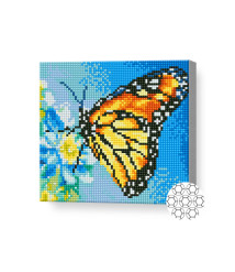 Mozaic cu diamante 20x20 cm Fluture frumos